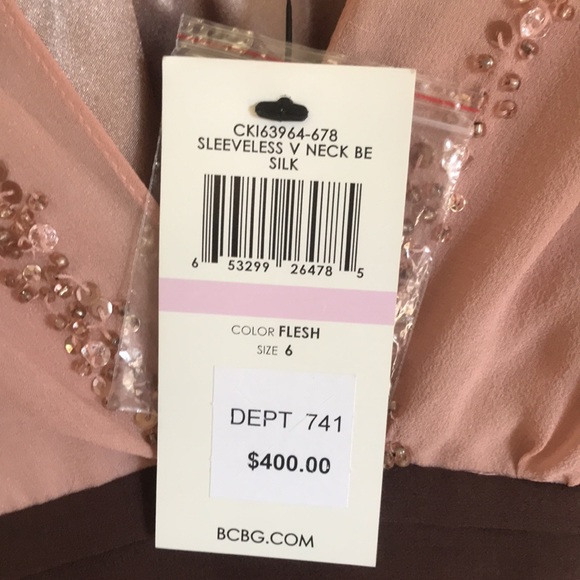 NWT BCBGMaxazria Sequined Dress